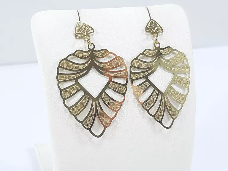 kolczyki-stal-pozlacana-okazjonalne-blaszki-lisc-ean-gtin-5903678521684