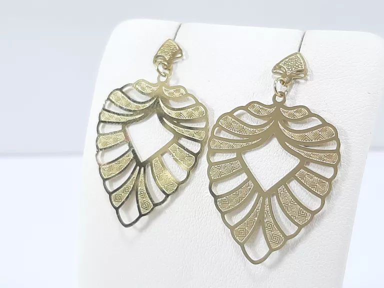 kolczyki-stal-pozlacana-okazjonalne-blaszki-lisc-rodzaj-zapiecia-2207-1