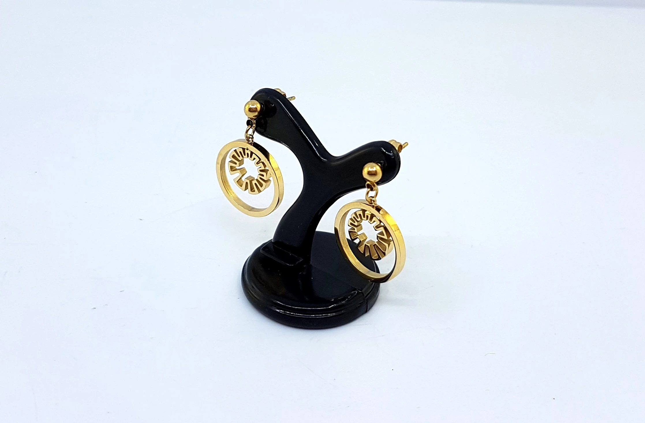 kolczyki-stal-pozlacana-azteckie-slonce-wiszace-dlugosc-calkowita-160