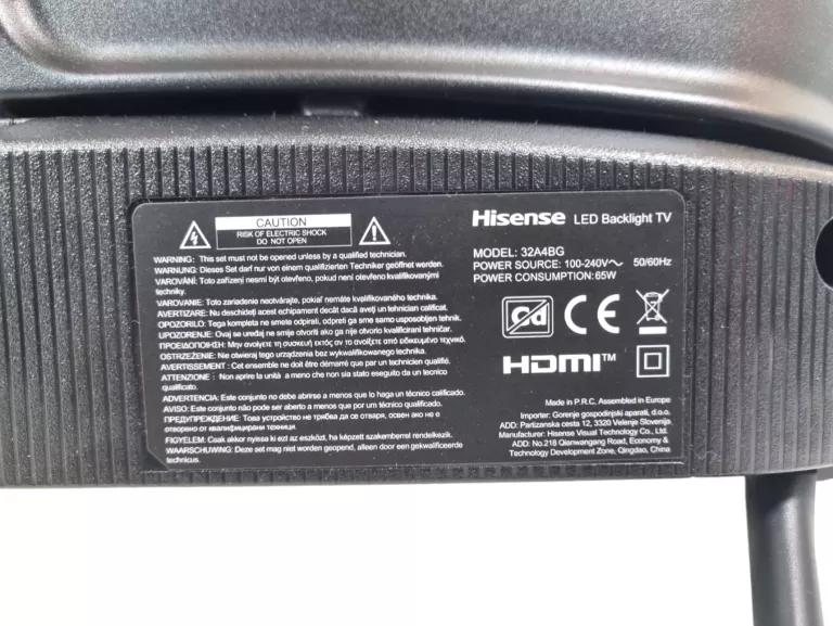 TV HISENSE 32A4BG 32" LED VIDA SMART TV GWARANCJA