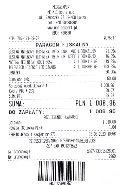 TV HISENSE 32A4BG 32" LED VIDA SMART TV GWARANCJA