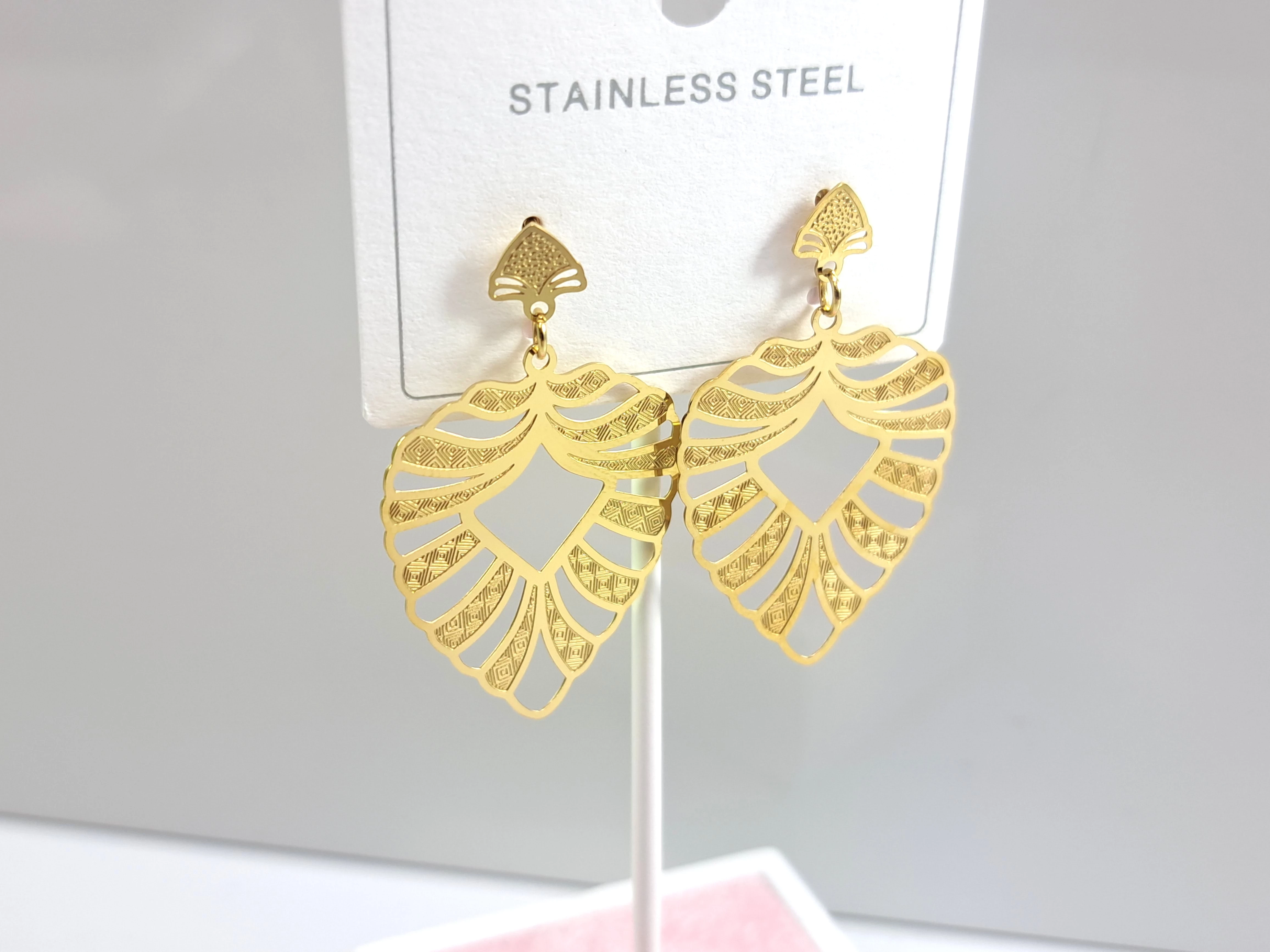 kolczyki-stal-pozlacana-okazjonalne-blaszki-lisc-stan-11323-2