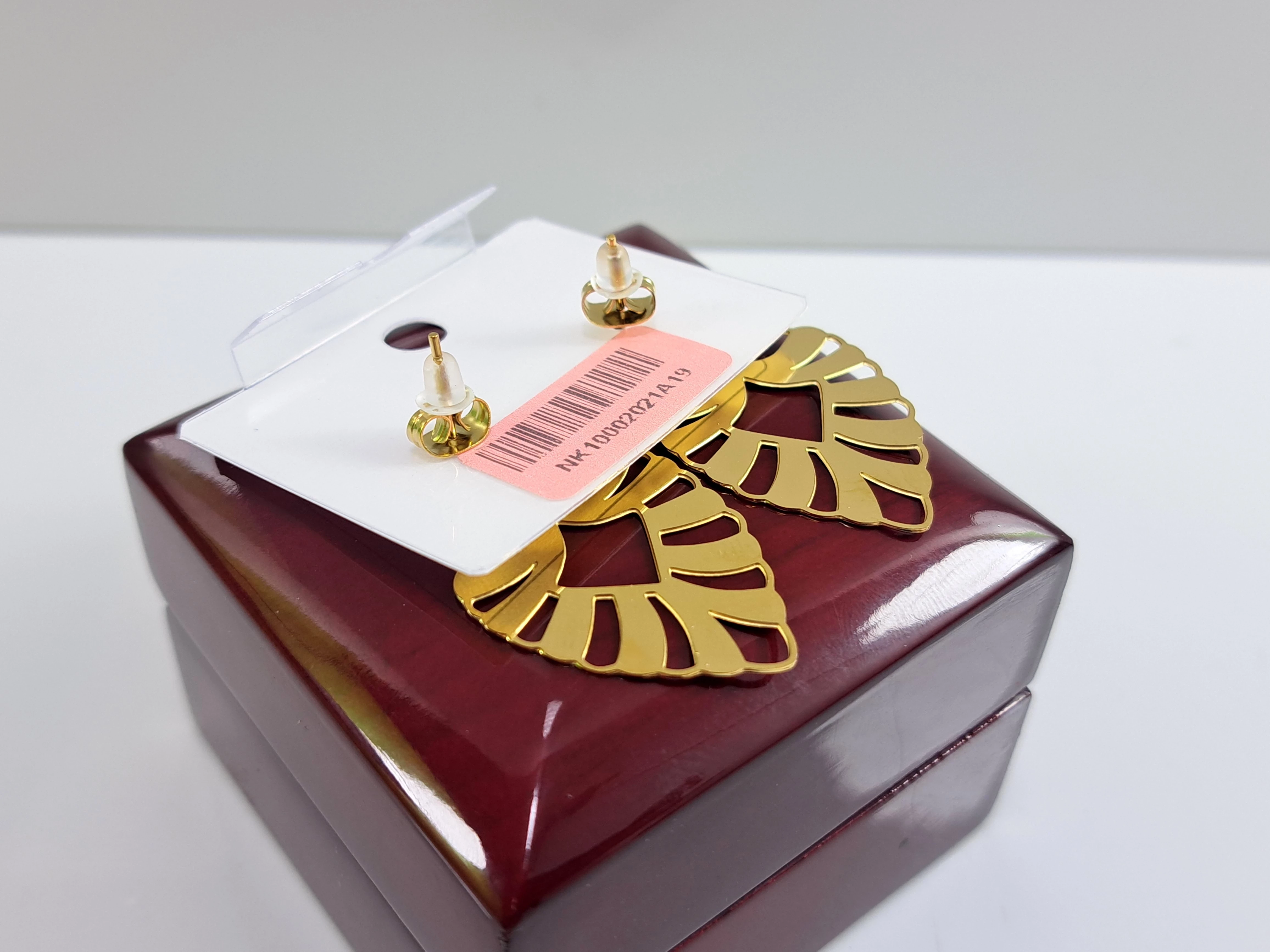 kolczyki-stal-pozlacana-okazjonalne-blaszki-lisc-rodzaj-zapiecia-2207-1