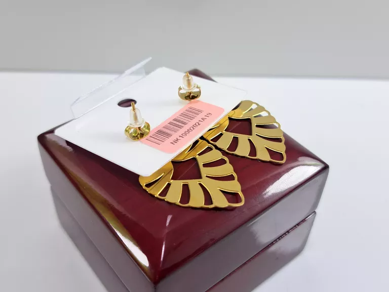 kolczyki-stal-pozlacana-okazjonalne-blaszki-lisc-rodzaj-zapiecia-2207-1