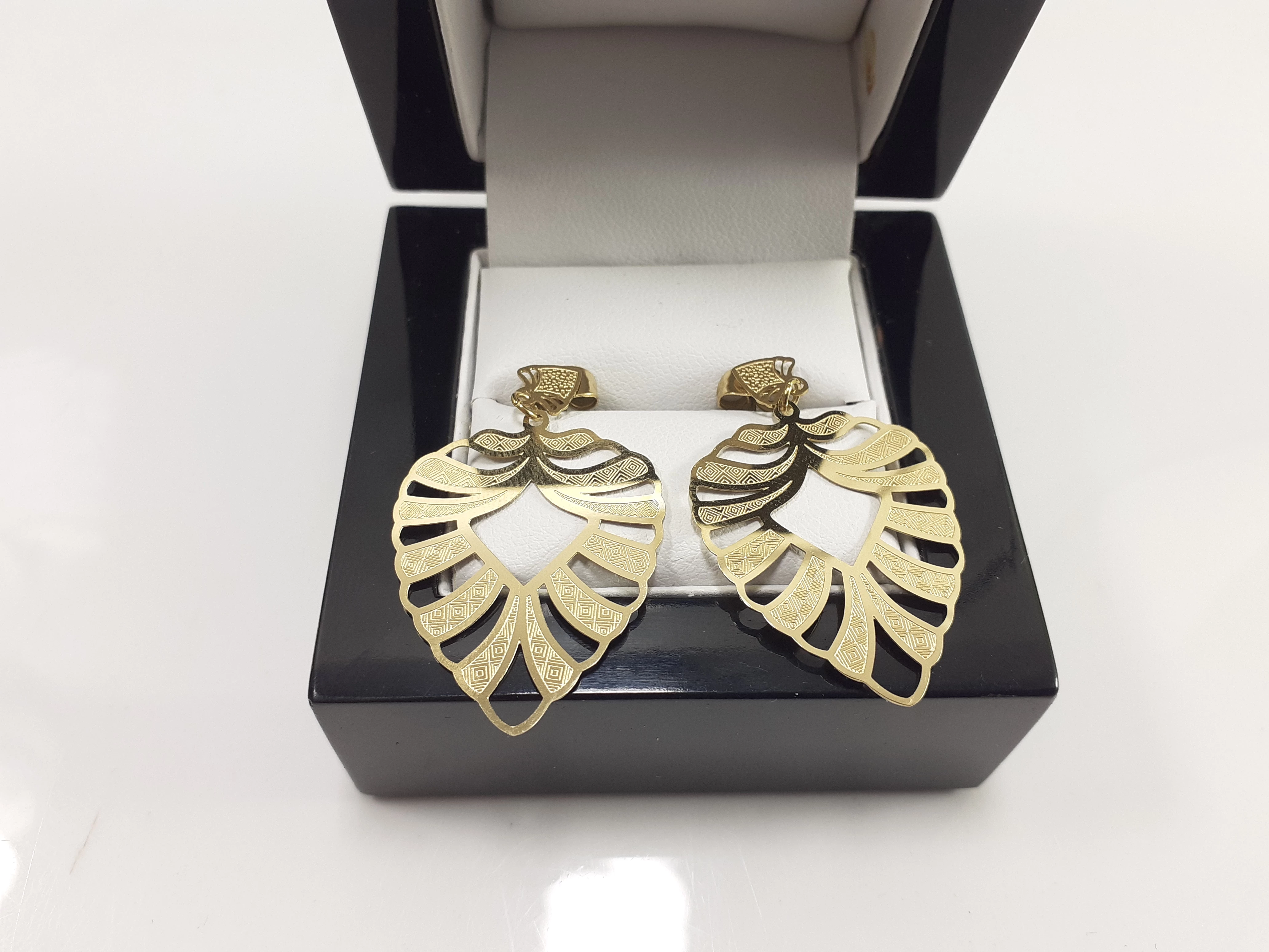 kolczyki-stal-pozlacana-okazjonalne-blaszki-lisc-rodzaj-2205-16