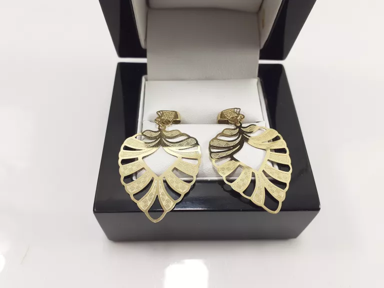 kolczyki-stal-pozlacana-okazjonalne-blaszki-lisc-rodzaj-2205-16