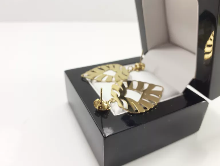 kolczyki-stal-pozlacana-okazjonalne-blaszki-lisc-rodzaj-zapiecia-2207-1