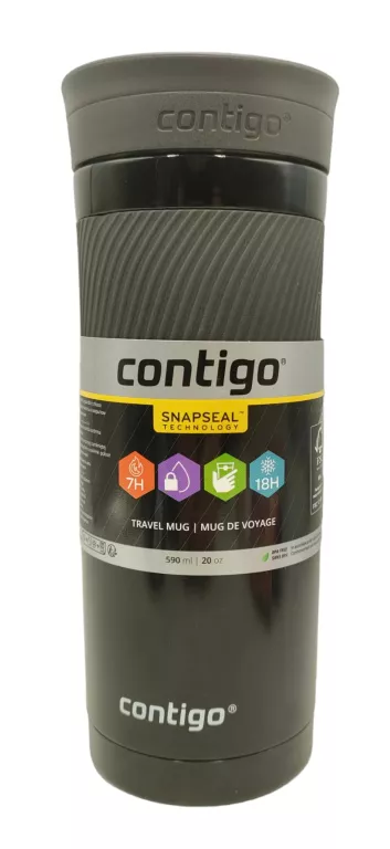 KUBEK TERMICZNY CONTIGO BYRON 0,59 L CZARNY