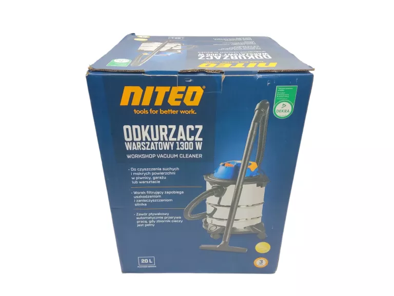ODKURZACZ WARSZTATOWY NITEO 1300W