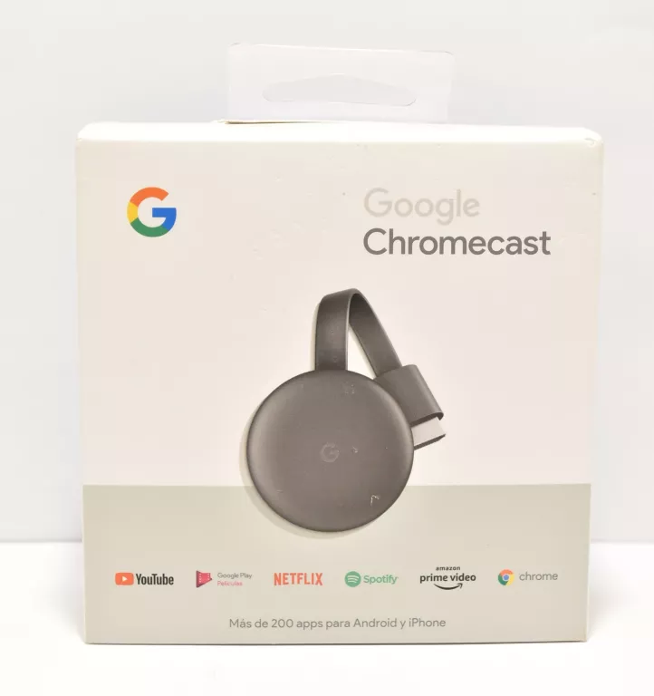 ODTWARZACZ MULTIMEDIALNY GOOGLE CHROMECAST 3.0