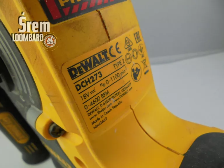 MLOTOWIERTARKA DEWALT DCH273 WALIZKA