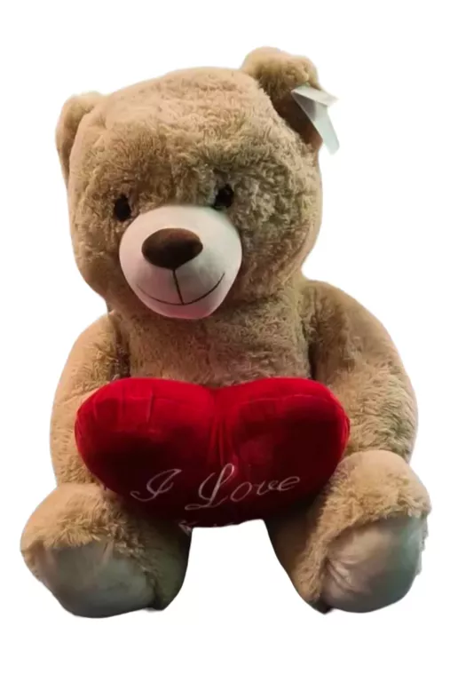 MASKOTKA DUŻA MIŚ I LOVE YOU WALENTYNKI PREZENT