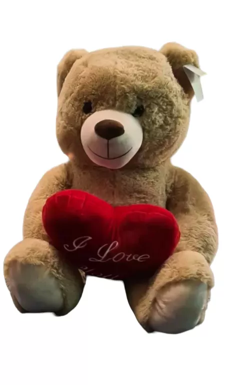 MASKOTKA DUŻA MIŚ I LOVE YOU WALENTYNKI PREZENT