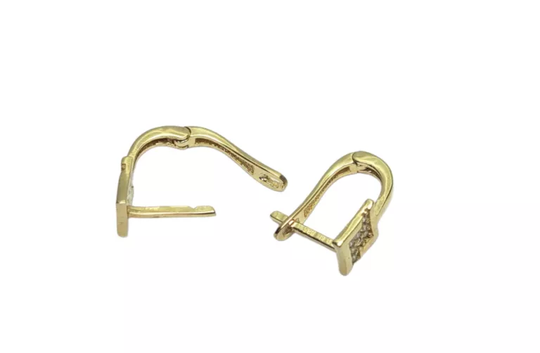 PIĘKNE ZŁOTE KOLCZYKI P585 1,70G