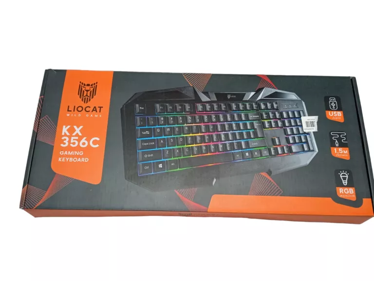 KLAWIATURA GAMINGOWA LIOCAT + MYSZ