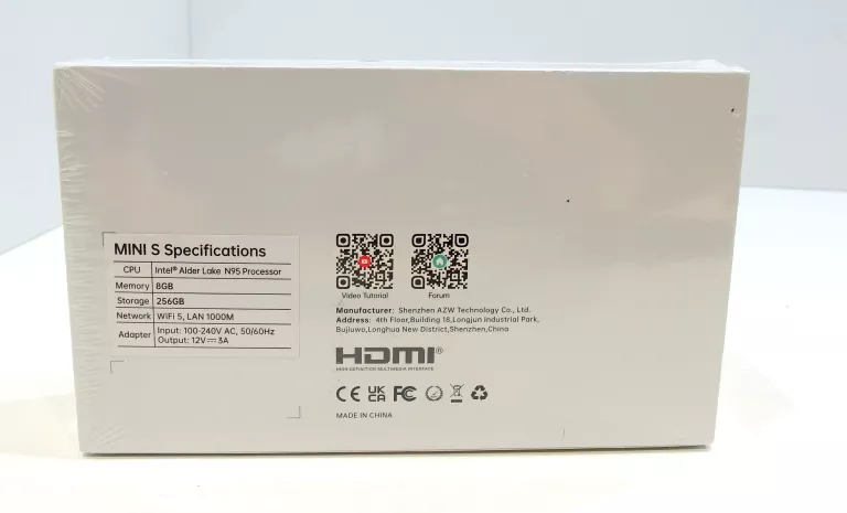 MINI PC MINIS FORUM UM250 256GB 8GB