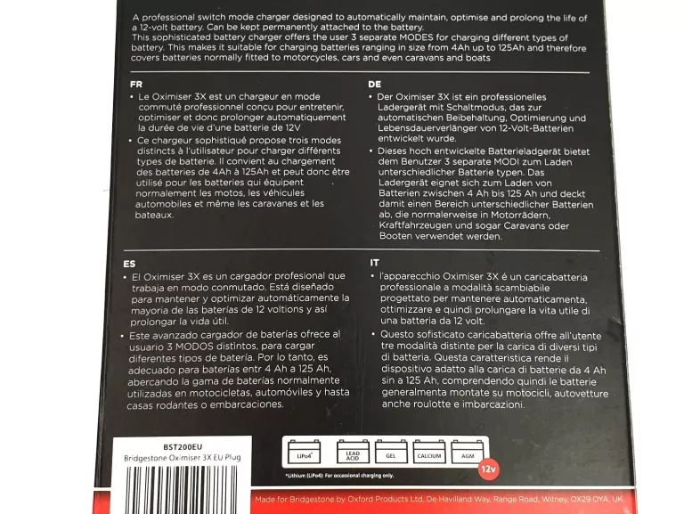 PROSTOWNIK BRIDGESTONE OXIMISER 3X