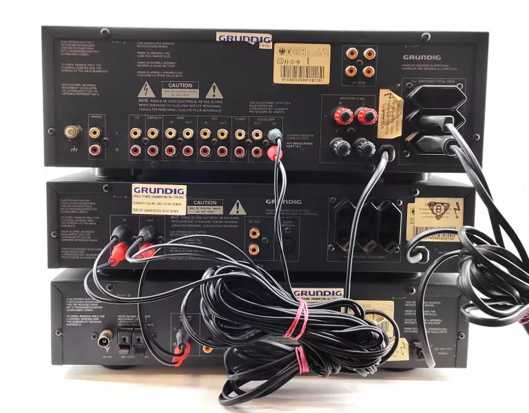 ZESTAW GRUNDIG AMPLITUNER TUNER EQUALIZER 210