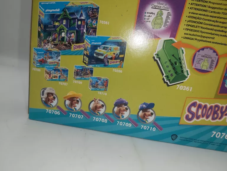 KLOCKI PLAYMOBIL SCOOBY-DOO! 70708 KOMPLET