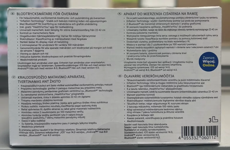 CIŚNIENIOMIERZ NARAMIENNY SILVERCREST