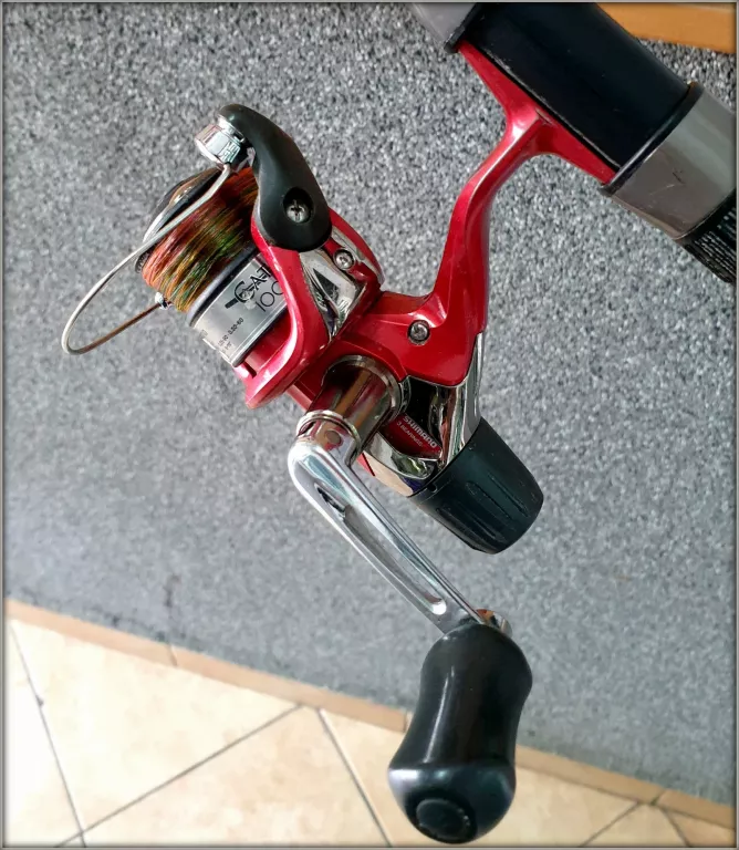 WĘDKA TELESKOP KONGER Z KOŁOWROTKIEM SHIMANO
