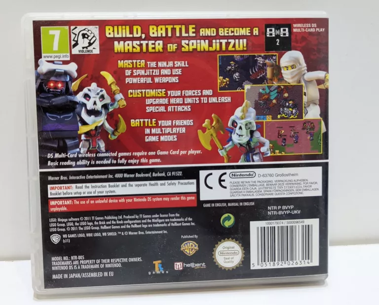 NINTENDO DS LEGO NINJAGO
