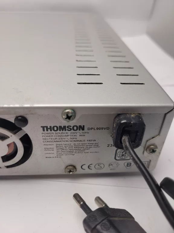 DVD THOMSON DPL909VD/PILOT/KABEL EURO