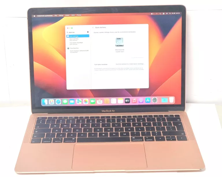 LAPTOP MACBOOK AIR 2019 A1932 13' 8RAM I5 1,6GHZ