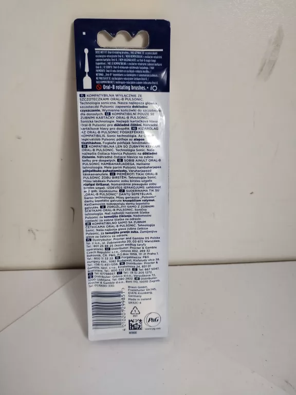 KOŃCÓWKA DO SZCZOTECZEK ORAL-B PULSONIC CLEAN 4 SZ