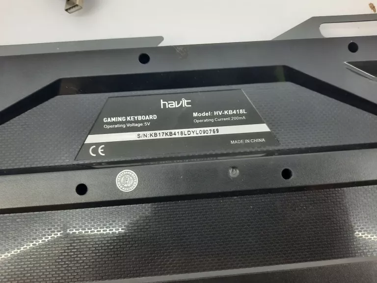 KLAWIATURA GAMINGOWA HAVIT HV-KB418L