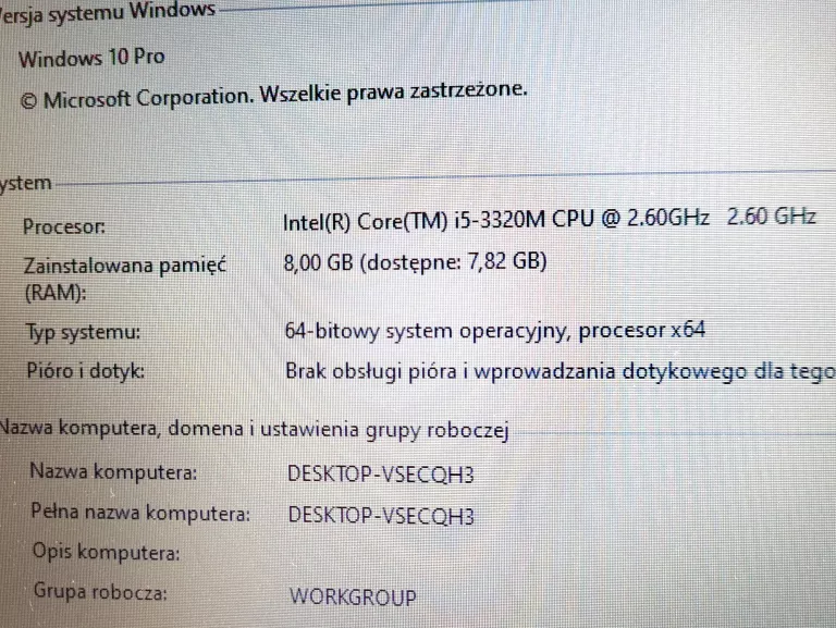 LENOVO THINKPAD T430 I5-3320M 8GB 128GB