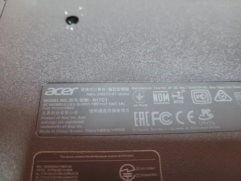 LAPTOP ACER NITRO AN515-41