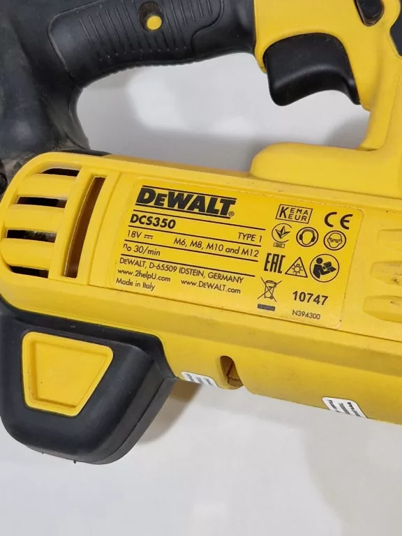 PRZECINARKA DO PRĘTÓW DEWALT DCS350