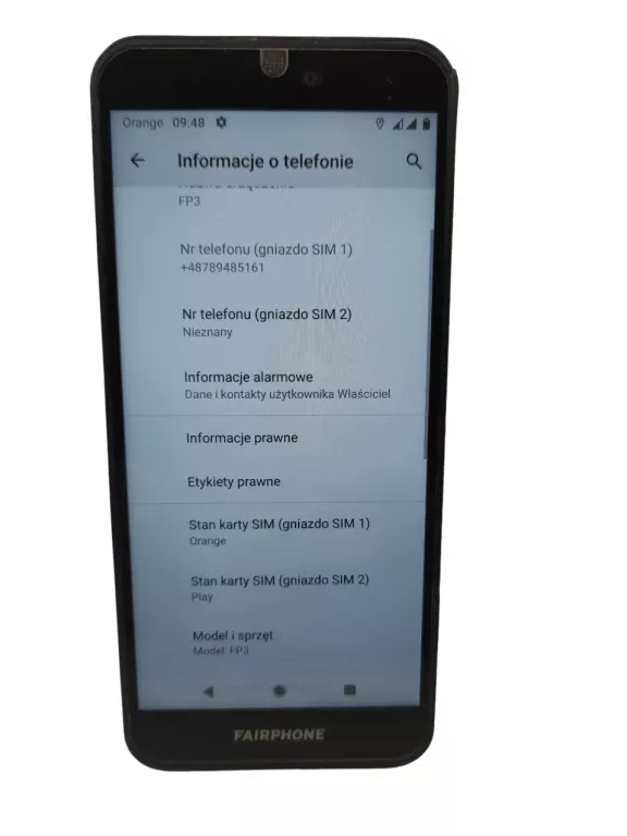 TELEFON FAIRPHONE 3 4/64GB 5.65" 3000MAH