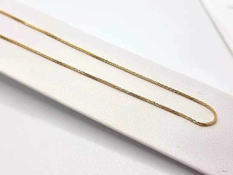 zloty-lancuszek-splot-lisi-ogon-585-54cm-218g-dlugosc-calkowita-54