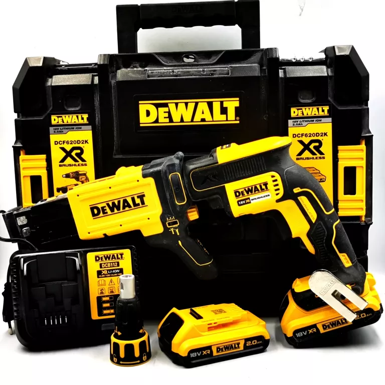 DEWALT DCF620D2K WKRĘTARKA 18V DO PŁYT G-K