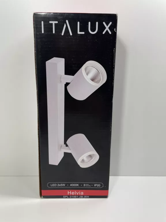 LAMPA ITALUX HELVIA SPL-31991-2B-WH SPOT 10W/LED 4000K IP20