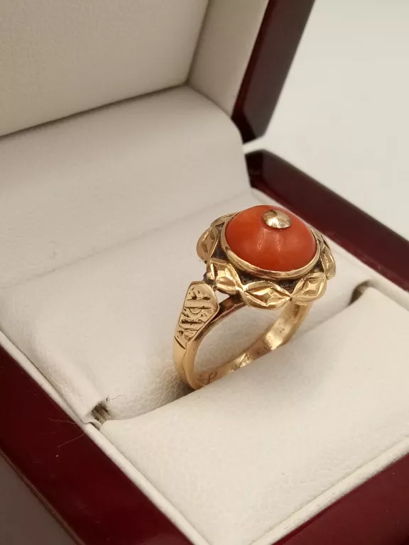 zloty-pierscionek-z-koralem-585-14k-4g-r11-pulawska-103-warszawa