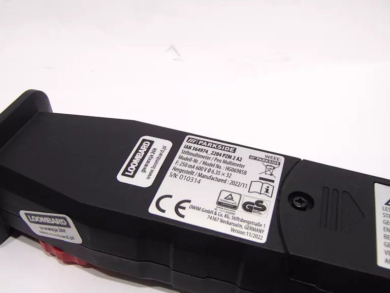 PEN MULTIMETR PARKSIDE PZM 2 A2