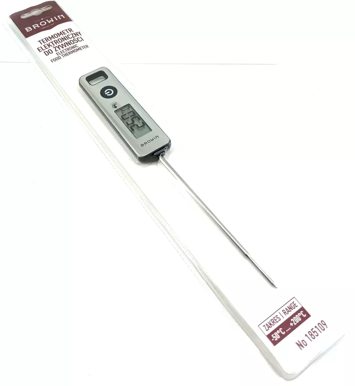 TERMOMETR KULINARNY - ELEKTRONICZNY, LCD, SONDA