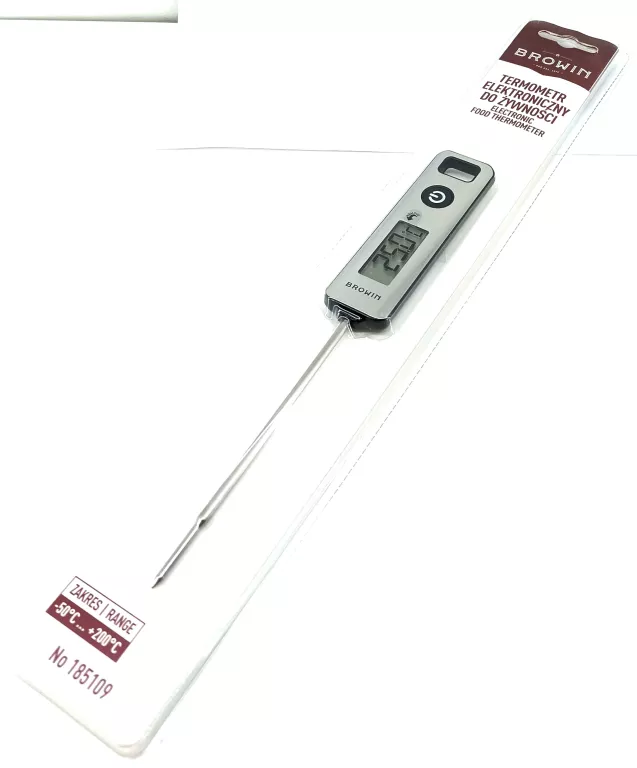 TERMOMETR KULINARNY - ELEKTRONICZNY, LCD, SONDA