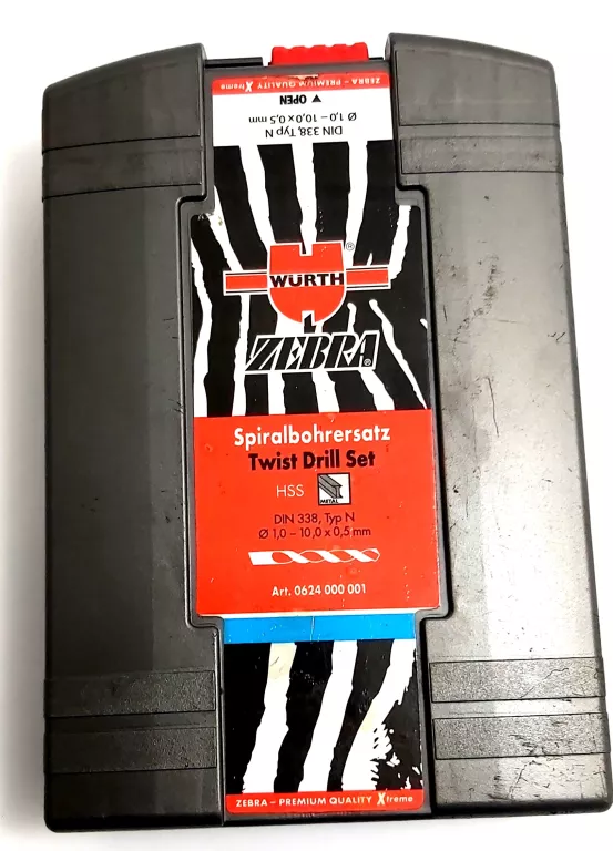 ZESTAW WIERTEŁ WURTH ZEBRA