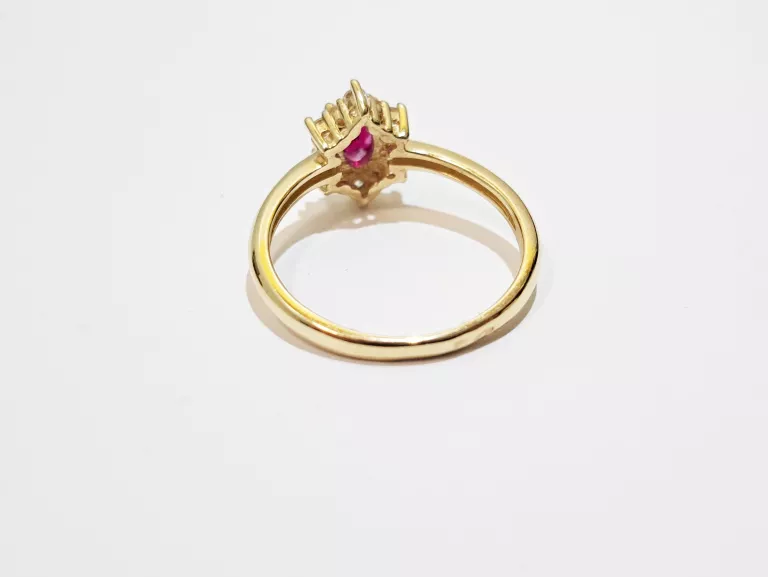 sliczny-zloty-pierscionek-czerwone-oczko-pr-585-rozmiarsrednica-wew-mm-372-16