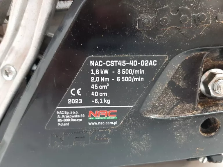 PILARKA SPALINOWA NAC CST45-40-02AC