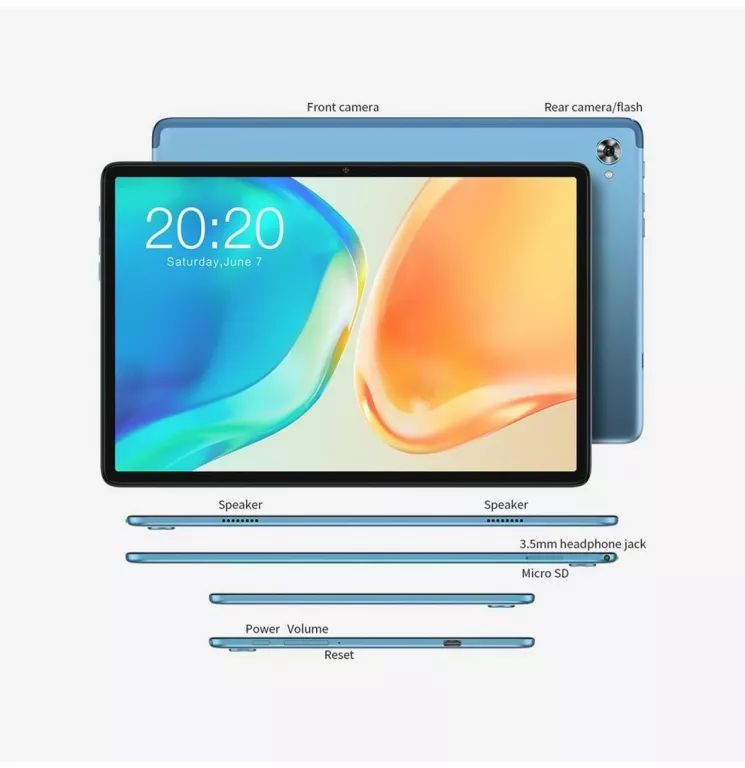 TABLET TECLAST M40 PRO 10,1 8GB/128GB ANDROID 12 OPIS