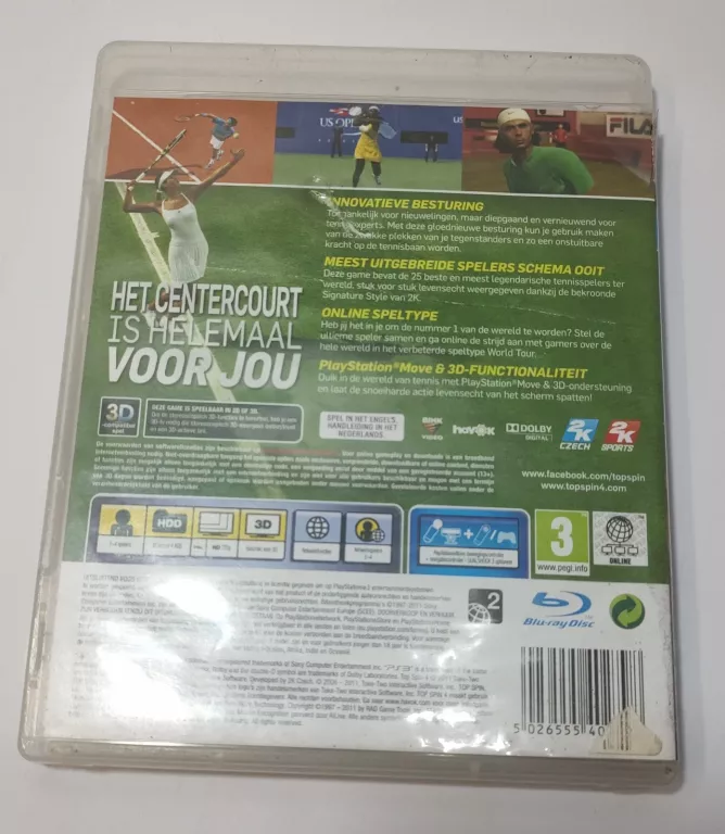 GRA PS3 TOP SPIN 4