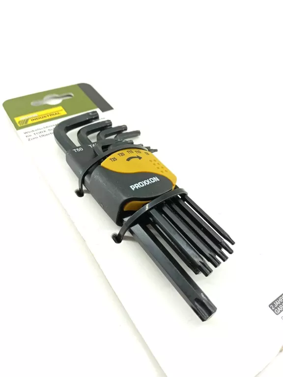 PROXXON ZESTAW KLUCZY IMBUSOWYCH TORX 9 EL 23944
