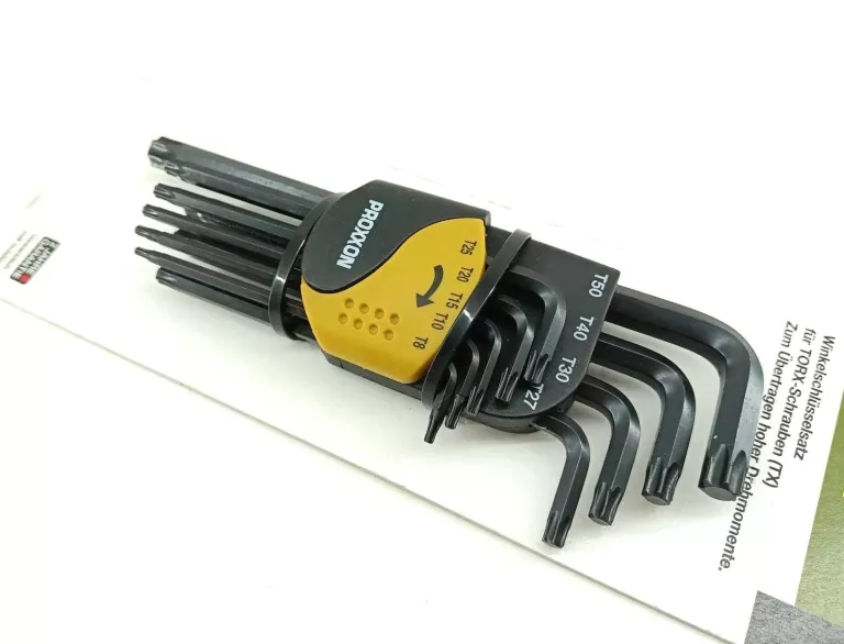 PROXXON ZESTAW KLUCZY IMBUSOWYCH TORX 9 EL 23944