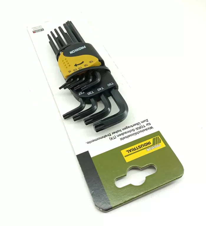 PROXXON ZESTAW KLUCZY IMBUSOWYCH TORX 9 EL 23944