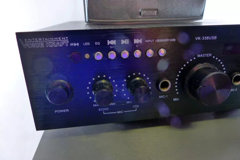 WZMACNIACZ VOICE KRAFT VK-338USB MAGNAT TOPAS 5.1A